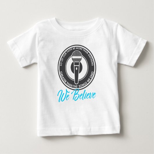 We geloven Baby Jersey T-Shirt (Voorkant)