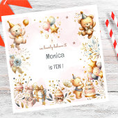 We geloven bijna, royal tedddy beer kinderen verja servet