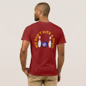 We geven geen splitsing - Bowling Team Name T-shirt (Achterkant volledig)