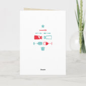 We geven je een prettige kerst feestdagen kaart (Achterkant)