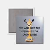 We geven je veel werk. magneet (Voorkant / Achterkant)