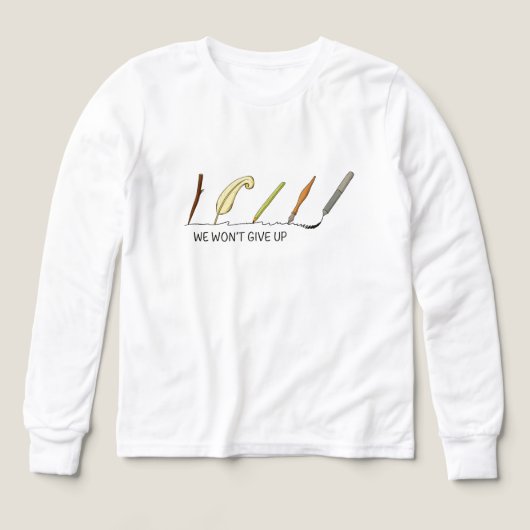 We geven niet op - Artistieke pennen en pennen (Voorkant)