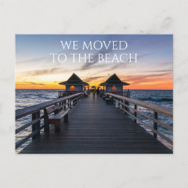 We gingen naar het strand Naples Pier Florida Brie Briefkaart