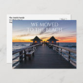 We gingen naar het strand Naples Pier Florida Brie Briefkaart (Voorkant / Achterkant)