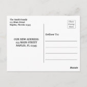 We gingen naar het strand Naples Pier Florida Brie Briefkaart (Achterkant)