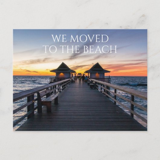 We gingen naar het strand Naples Pier Florida Brie Briefkaart (Voorkant)