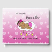 We gingen op de etnische Baby shower van een Star  Gastenboek (Voorkant)