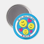 We glimlachen allemaal de Same_Round Magnet 2,25 i (Voorkant / Achterkant)