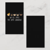 We glimlachen allemaal in dezelfde taal als die va visitekaartje (Voorkant / Achterkant)