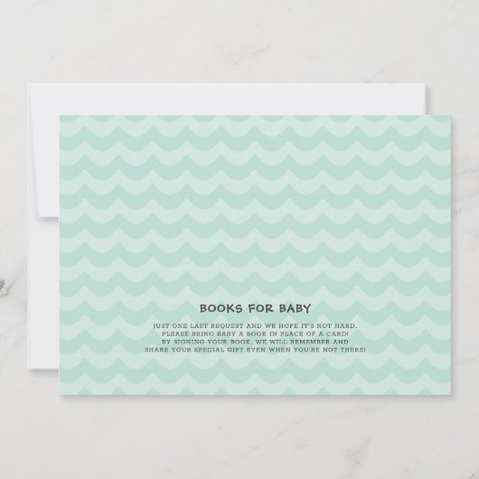 We glimlachen met Axolotl Baby shower-uitnodiging Kaart (Achterkant)