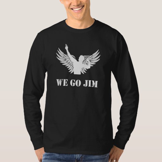 We Go Jim Fitness Workout Motivation T-shirt (Voorkant)