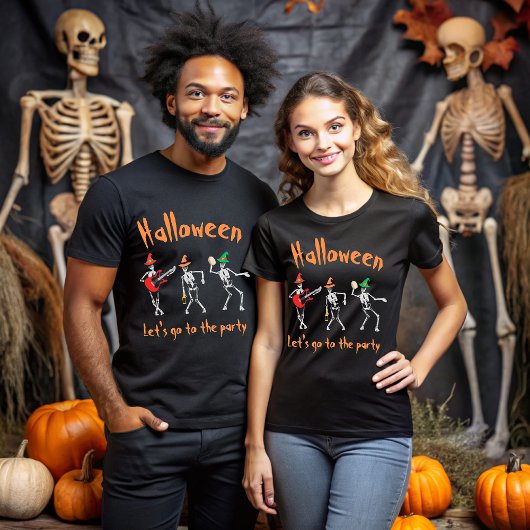 We go partying with friends t-shirt