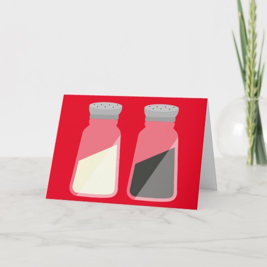 We go together like salt and pepper Greeting Card Kaart (Voorkant)