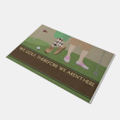 We Golf, dus zijn we hier niet Deurmat (Schuin)