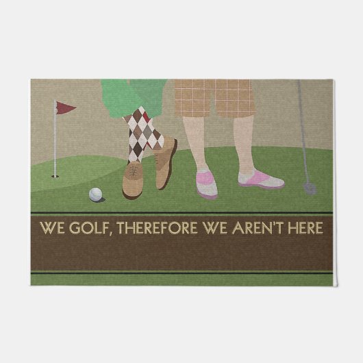 We Golf, dus zijn we hier niet Deurmat (Voorkant)
