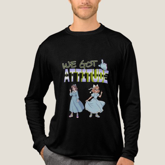 We Got Attitude Tri-Blend Shirt (Voorkant volledig)