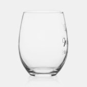 We Got Married Drinkware Set Wijnglas Zonder Voet (Rechts)