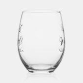 We Got Married Drinkware Set Wijnglas Zonder Voet (Rechts)
