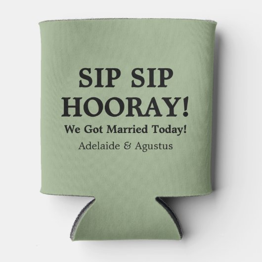 We Got Married Green Cooler (Voorkant)