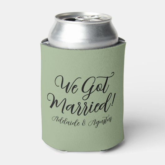 We Got Married Green Cooler (Blikje Voorkant)