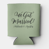 We Got Married Green Cooler (Voorkant)