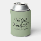 We Got Married Green Cooler (Blikje Achterkant)