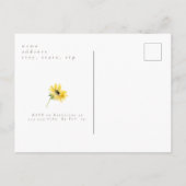 We Got Married Het is een Feest Turquoise Zonneblo Uitnodiging Briefkaart (Achterkant)