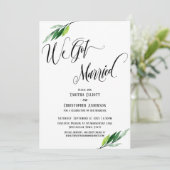 We Got Married Uitgebreid script en groenvoorzieni Kaart (Staand voorkant)