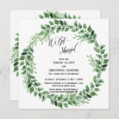 We Got Married Uitgebreid script Groene Krans Kaart (Voorkant / Achterkant)