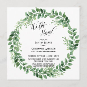 We Got Married Uitgebreid script Groene krans Kaart