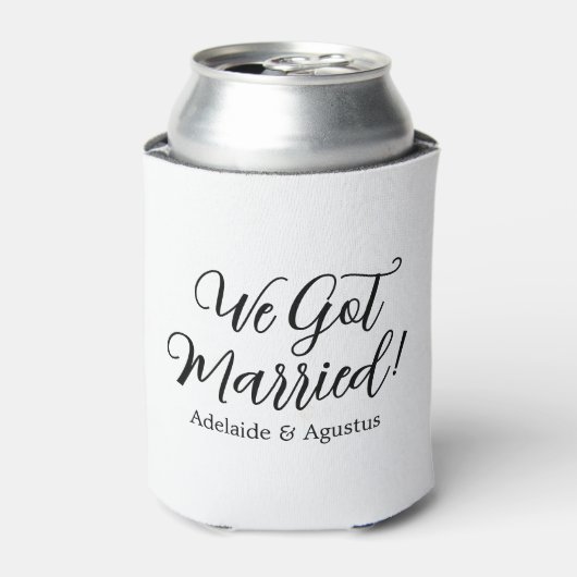 We Got Married White Cooler (Blikje Voorkant)