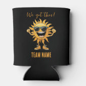 We Got This-Funny-Smiling Sun with Sunglasses Blikjeskoeler (Achterkant)