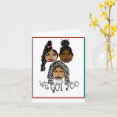 We Got You Groet Kaart (Gele Bloem)