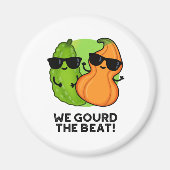 We gourd de Beat Funny Veggie Pun Magneet (Voorkant)