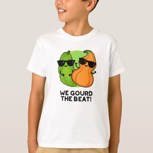 We gourd de Beat Funny Veggie Pun T-shirt (Voorkant)