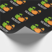 We gourd the Beat Funny Veggie Pun Dark BG Cadeaupapier (Hoek)