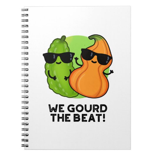 We Gourd The Beat Grappige Groente Woordgrap Notitieboek (Voorkant)