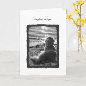 We grieven met je kaart (Gele Bloem)