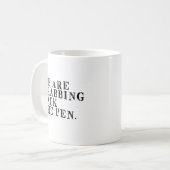 We grijpen de pen terug koffiemok (Voorkant links)