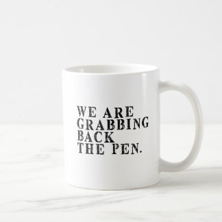 We grijpen de pen terug koffiemok