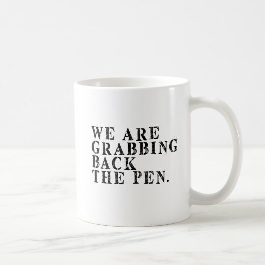 We grijpen de pen terug koffiemok (Rechts)