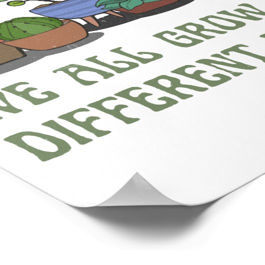 we groeien allemaal op verschillende niveaus , pre poster (Hoek)