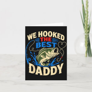 We haalden de papa vintage visserij ontwerp  kaart