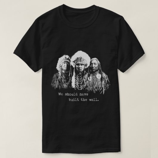 We hadden een Shirt met een muur moeten bouwen, ee (Design voorkant)