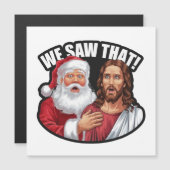 WE HADDEN HET GEZIEN! Kerstman en Jezus kijken alt (Voorkant / Achterkant)