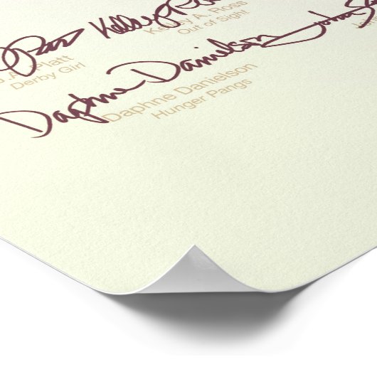 We hadden ooit sterren (ondertekend Poster) Poster (Hoek)