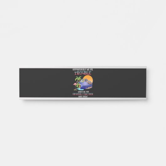 We hadden problemen met Toger Flamingo Deurbordje (Voorkant)