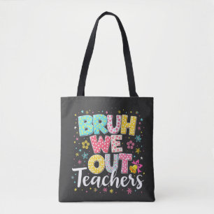 We halen leraren blij uit de laatste schooldag tote bag