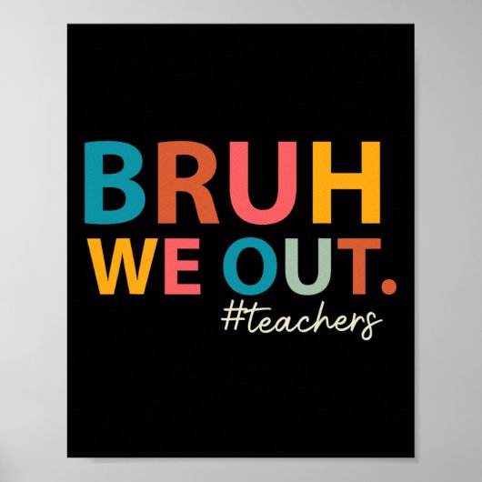We halen leraren uit de laatste dag van de school poster (Voorkant)