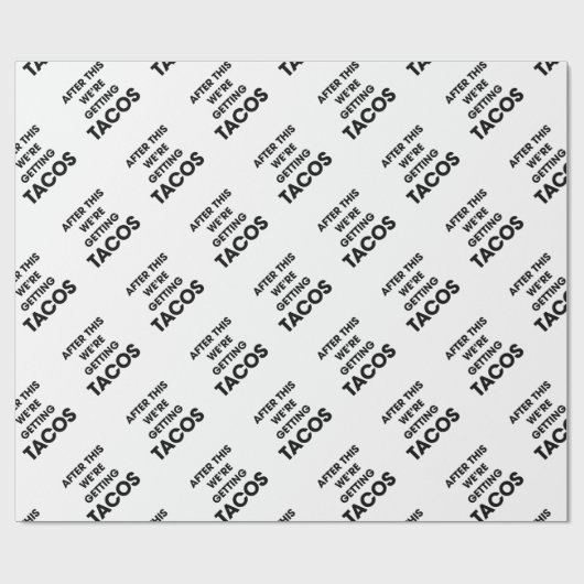 We halen Tacos Cadeaupapier (Vlak)